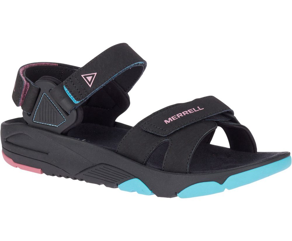 Merrell Sandals Black - Belize Convertible - Mens 09SKBXIJU